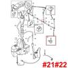 Клапан стеклоомывателя премиум-класса для C30 C70 S40 S60 S80 V50 V70 XC60, комплект из 2 шт.
