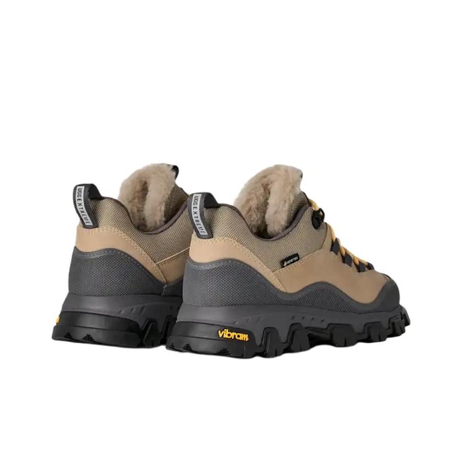UGG Metrotrek Hiker Кожаные Минималистичные Удобные Прочные Водонепроницаемые Кроссовки с Низким Верхом для Пешего Туризма Женские Кроссовки для Пешего Туризма Серо-Галечный 1171434-CBBLG