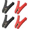 Jump Starter Leads Car Battery Clips, 4 Pieces Car Battery Pure Copper Insulated 200A Battery Clamps Battery Pliers for Jump Lead
