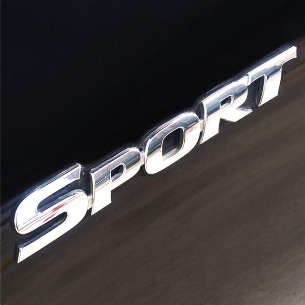 Auto Accessories Moto Trunk Fender Badge SPORT Metal style 3D ABS Car Stickers