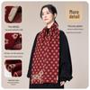 JIUMU Women's 100% Pure Wool Autumn/Winter Scarf & Shawl