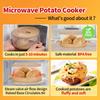 Microwave Baked Potato Cooker In Minutes Tender Fluffy Baking Potato Cooker For Microwave Baked Potato Bag Upgrade BPA-free 1pcs