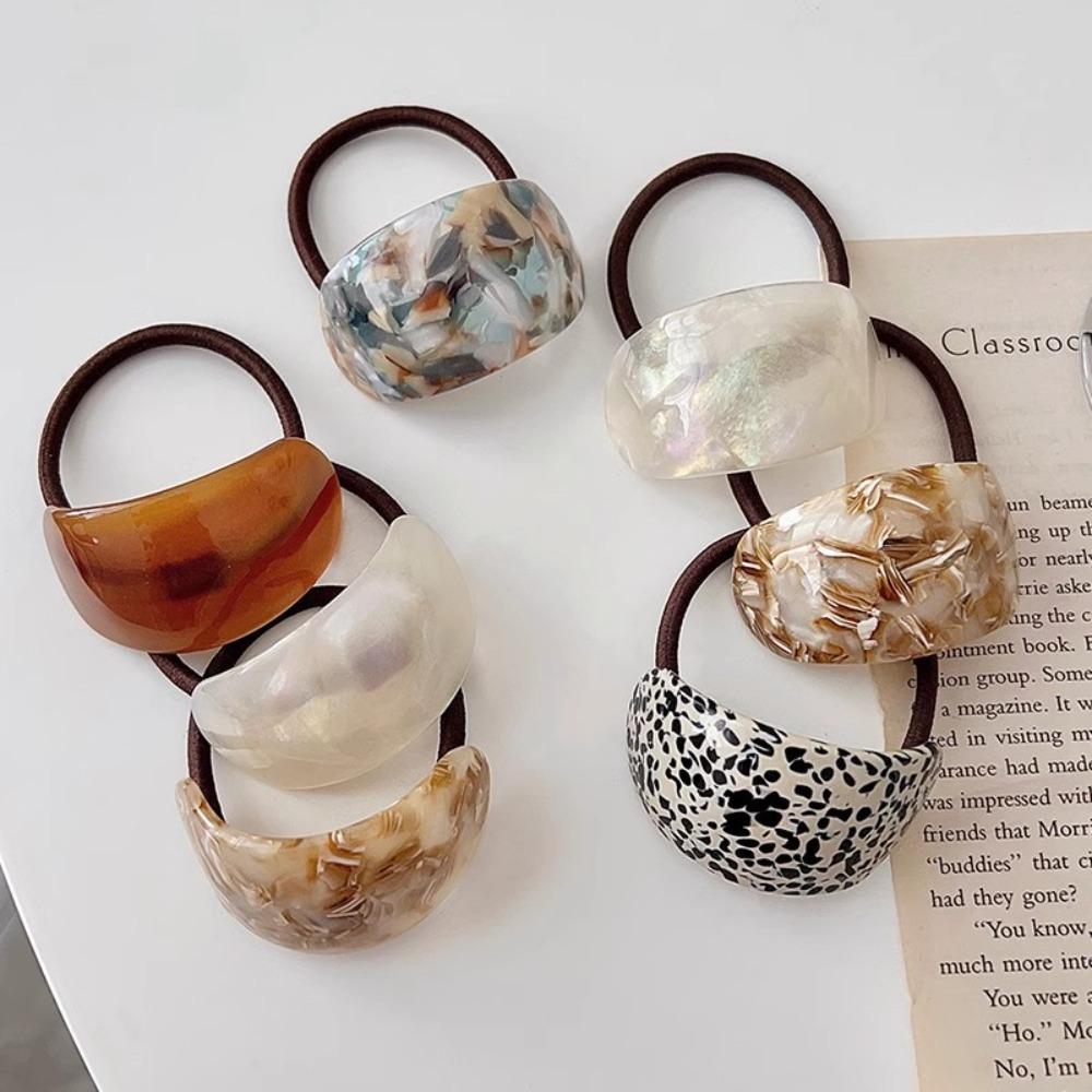 Портативное кольцо для волос Эластичная резинка Модная веревка для головы Женщины