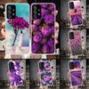 Чехол для телефона с фиолетовыми цветами лаванды для Samsung Galaxy A12 A22 A32 A52 A72 A02S A51 A50S A71 A70 A31 A20S Note 20 Ultra S10 A10S