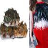 1 Meter Wedding Party Natural Turkey Feathers Sewing Decoration Apparel Fabric for Halloween