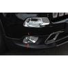 For Jeep Cherokee 14-2018 Bright Chrome Front Fog Light Lamp Cover Trim 2PCS