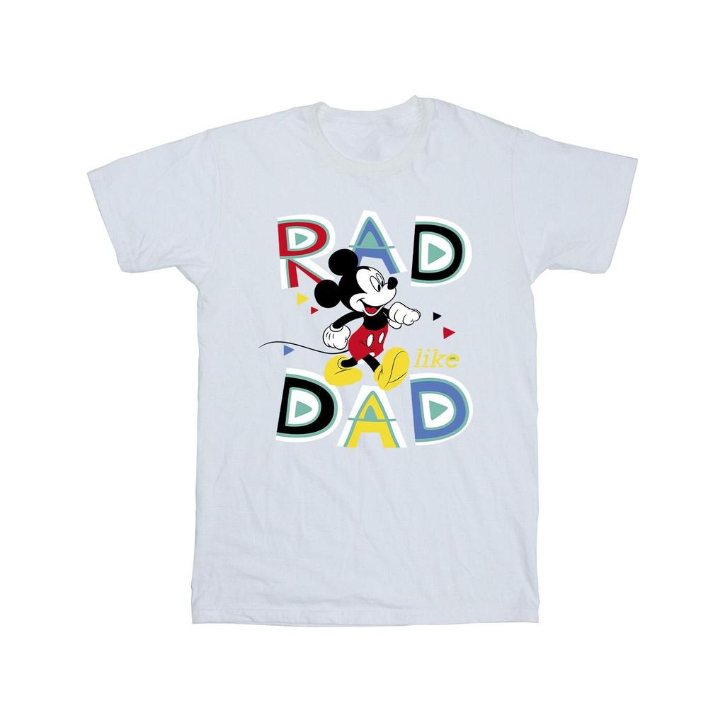 Disney Mens Mickey Mouse Rad Dad T-Shirt