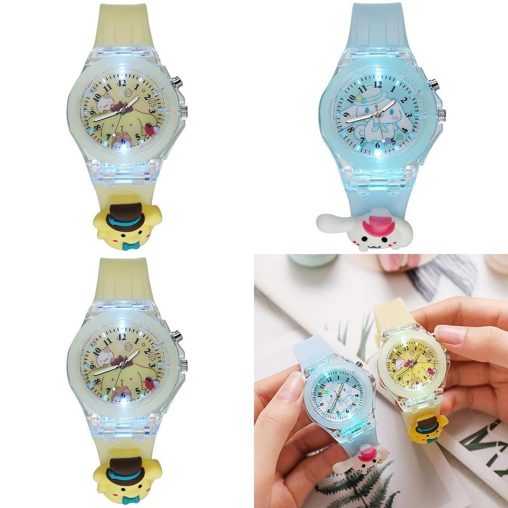 Новые мультяшные детские часы для начальной школы Оптовые светящиеся силиконовые электронные часы Кукла Трансграничные Хиты Продаж Персонажи)