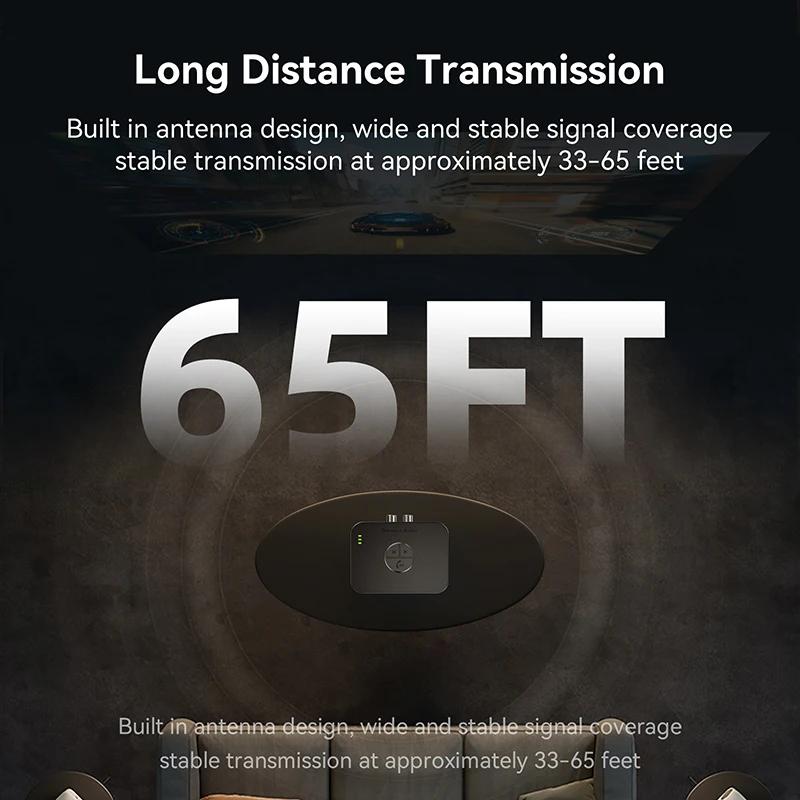 Bluetooth 6.0 ресивер с RCA Hi-Res беспроводным аудиоадаптером 3,5 мм AUX USB ресивер для колонок колонка стерео автомобильный усилитель