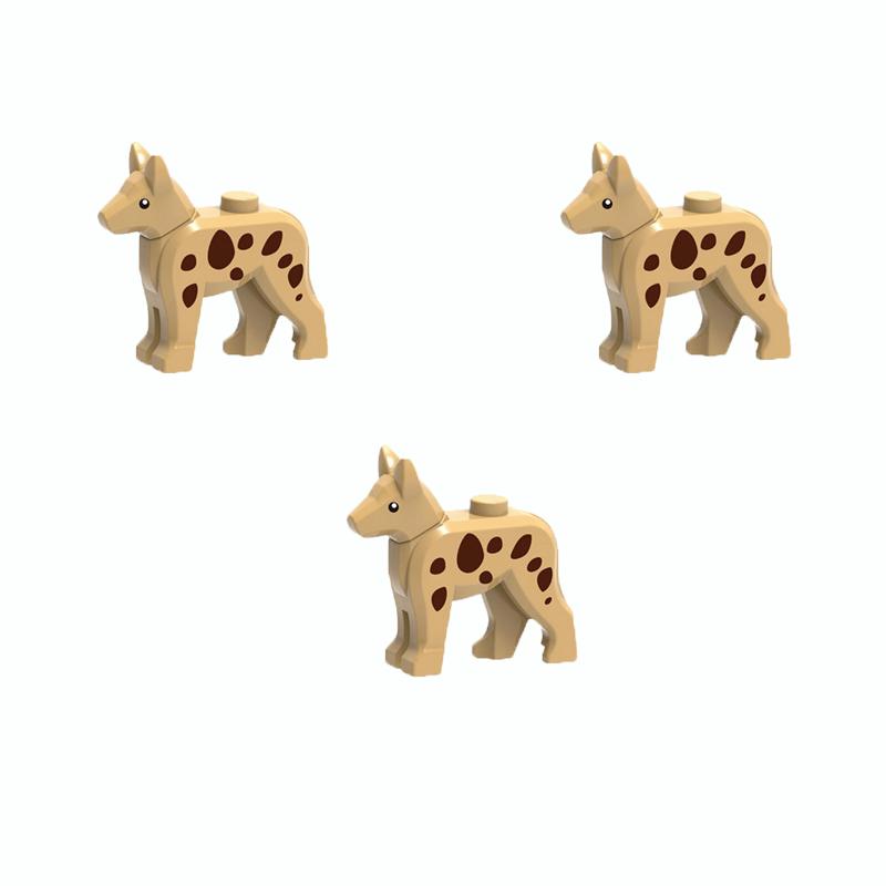 MOC Кубики Игрушки Модель Ферма Строительные блоки Крупный рогатый скот Лошадь Повозка Транспорт Огород Цветок Растение Фрукт Поле Дерево Животное