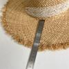Ribbon Lafite Straw Hat UV Protection Sun Protection Cap Simple Outdoor Visor Cap  Summer
