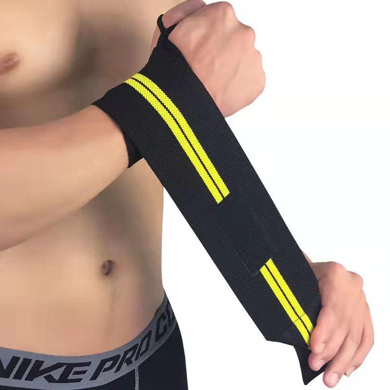 Gym Fitness Weightlifting Powerlifting Wrist Brace Support Strap Weight Lifting Wristband Elastic Breathable Wrist Wraps Bandage