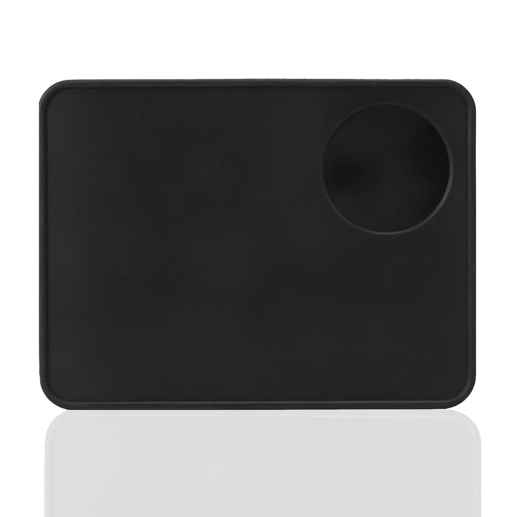 Коврик для эспрессо из пищевого силикона 8 дюймов x 6 дюймов(20см х 15см ), Коврик для темперирования кофе, черный