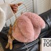 Autumn and Winter Plush Bag Women New Style Furry Crossbody Bag Women Ins Cute Soft Shoulder Chain Bag Women