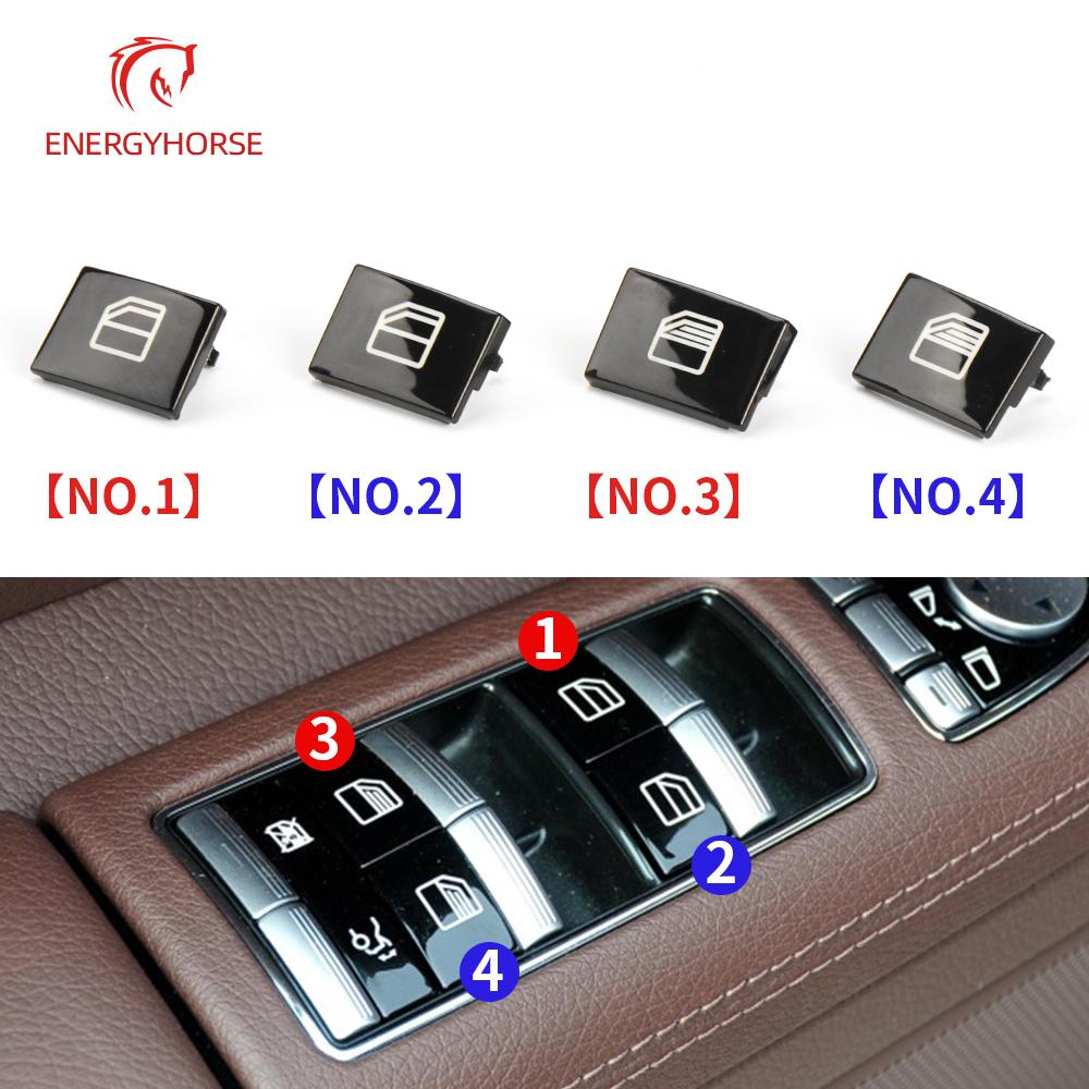 Внутреннее окно автомобиля, кнопка подъема стекла, крышка переключателя для Mercedes Benz S class W221, автомобильный электрический переключатель подъема стекла