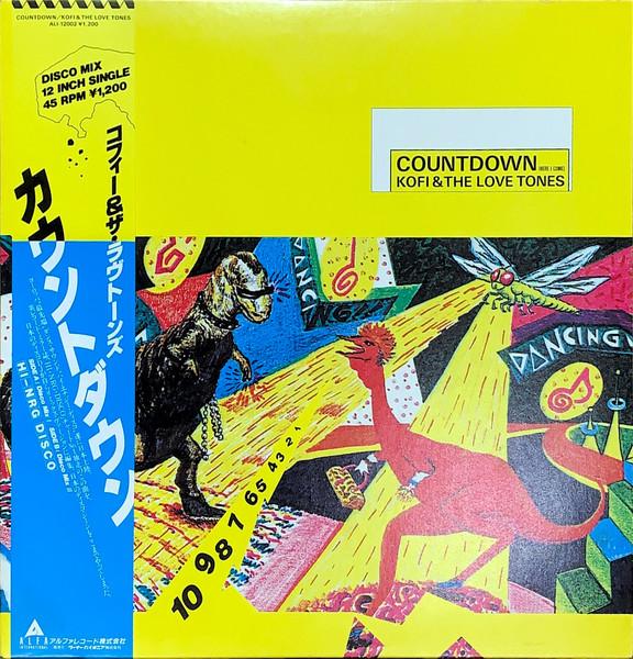 12-дюймовая пластинка KOFI & THE LOVE TONES - Countdown ALI12002 ALFA 1984 Япония Obi Dance & Electronica Б/у