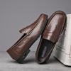Genuine Leather Men's Casual Shoes Luxury Brand Formal Man Loafers Breathable Slip On Flats Fashion Leisure Walk Shoes Moccasins
