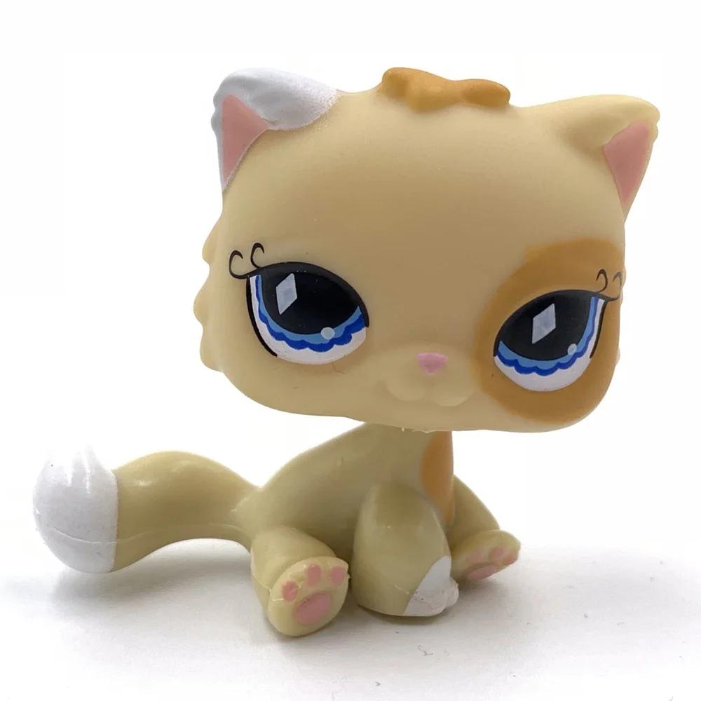Редкая игрушка Littlest Pet Shop Lps Мини-подставки Котенок с короткой шерстью Старые фигурки Коллекция Al Игрушка на пружинке