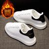 McQueen осенне-зимние белые туфли мужские и женские туфли 2025 новая платформа повседневные универсальные спортивные туфли для пары увеличивающие рост туфли на платформе