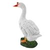 Статуя гуся, фигурка сельскохозяйственного животного, смоляная скульптура гуся, садовое украшение для патио на открытом воздухе