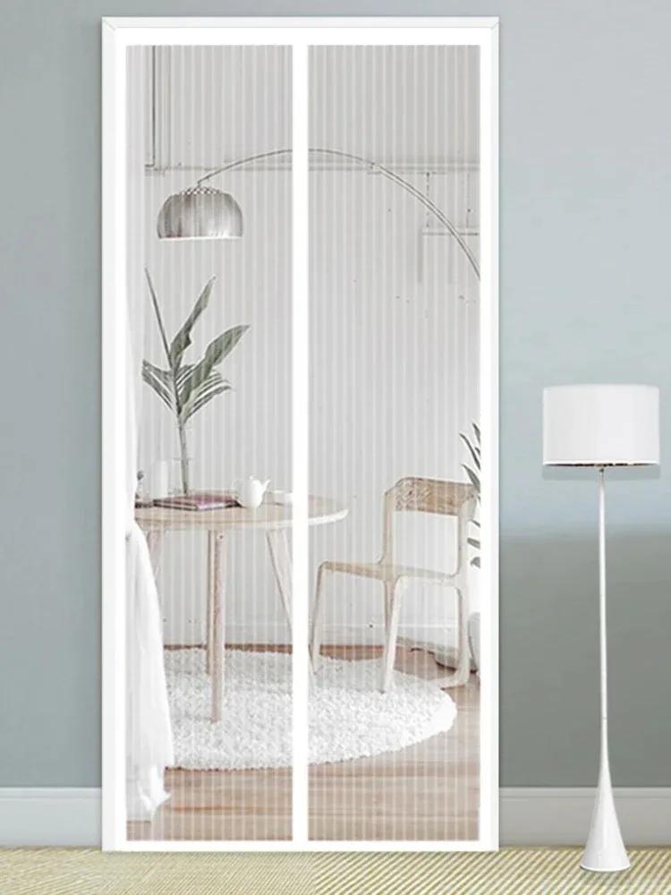 Магнитная москитная сетка Дверь Оконные шторы 80/90/100 см Автоматически закрывающиеся шторы Жалюзи Экран Домашний текстиль Сад