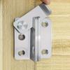 No Punching Door Bolt Security Drawer Lock Stainless Steel Buckle Latch Closet Bathroom Small Size Door Buckle Hardware