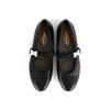 Vainer Black Women S Comfort Mary Jane Flat A368e