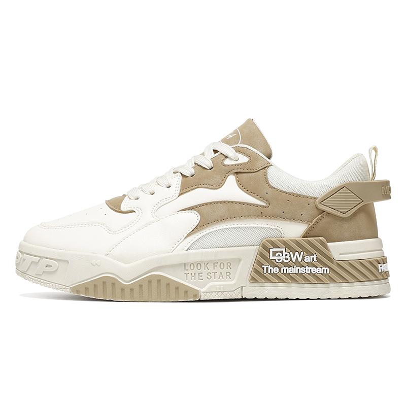 Новые осенние мужские кроссовки Мужская удобная обувь на платформе Тренд 2025 года Вулканизированная обувь на шнуровке Белые повседневные кроссовки Zapatillas