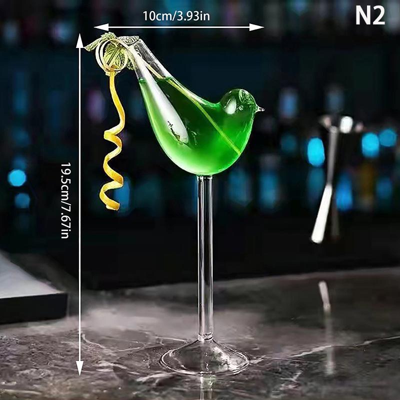 Креативный бокал для коктейля в форме рыбы-терминала, стеклянный бокал для бара, ночного клуба Ktv, стакан для питья вина и сока в форме птицы-осьминога