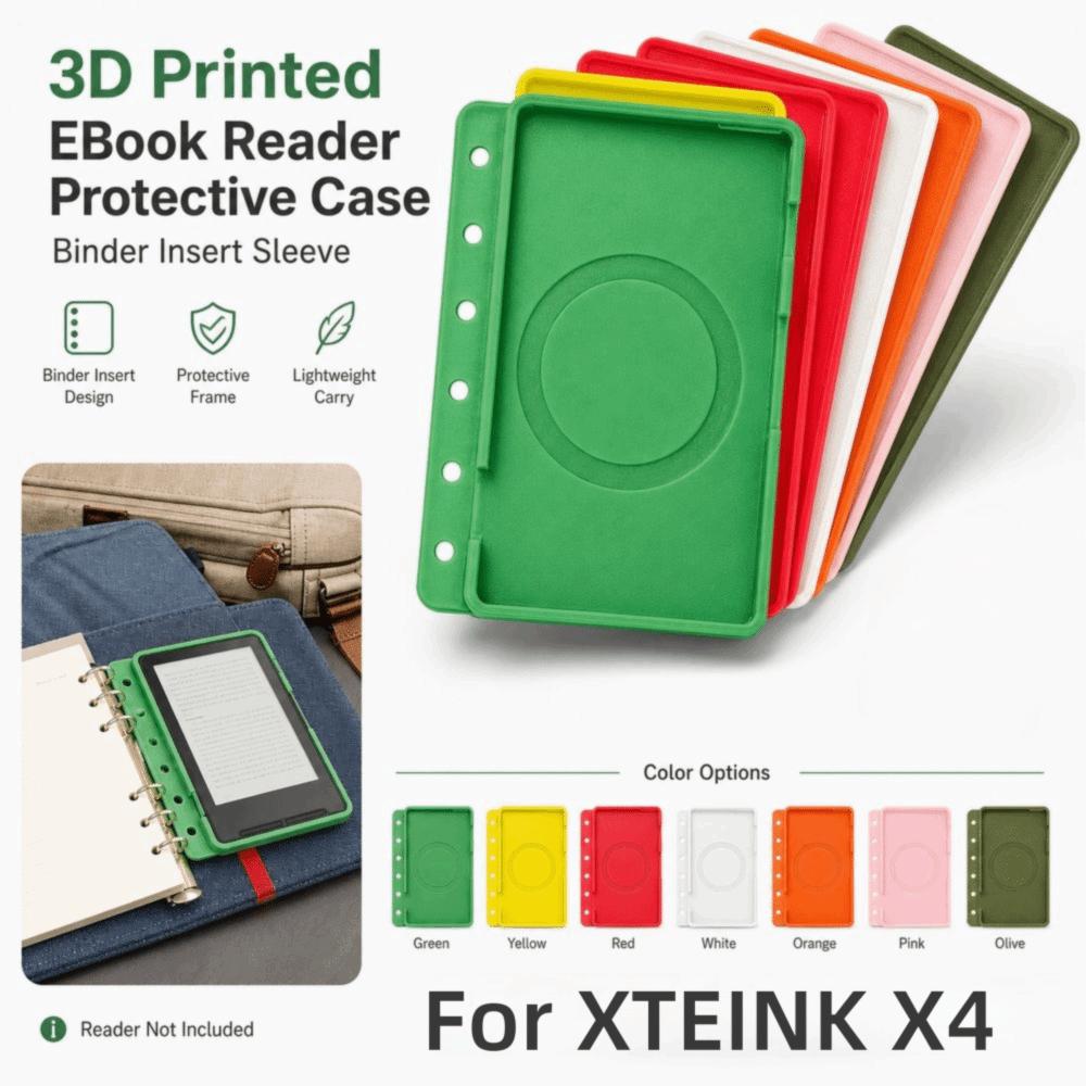 Защитный чехол для электронной книги XTEINK X4, напечатанный на 3D-принтере, противоударный, с магнитной крышкой