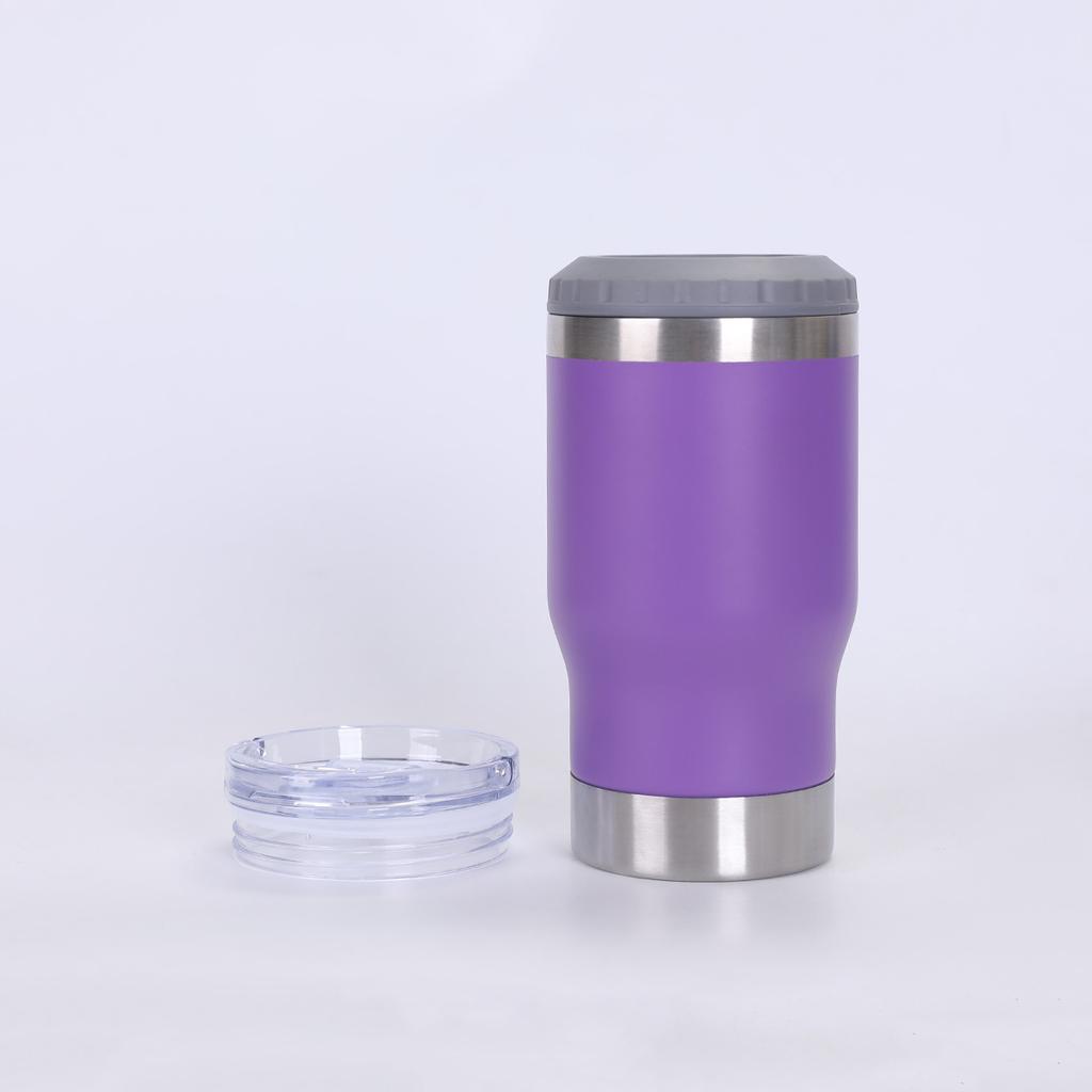 14 унций Нержавеющая сталь Стакан для пива с открывашкой 2 крышки Вакуумная бутылка с изоляцией для путешествий в машине Хранение в холодном баке Бутылка для виски с водой