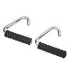 2PCS Pull Up Handles for Men Women Steel TPE C Shaped Gym Resistance Band Handles for Exercise Workout Fitness Training
