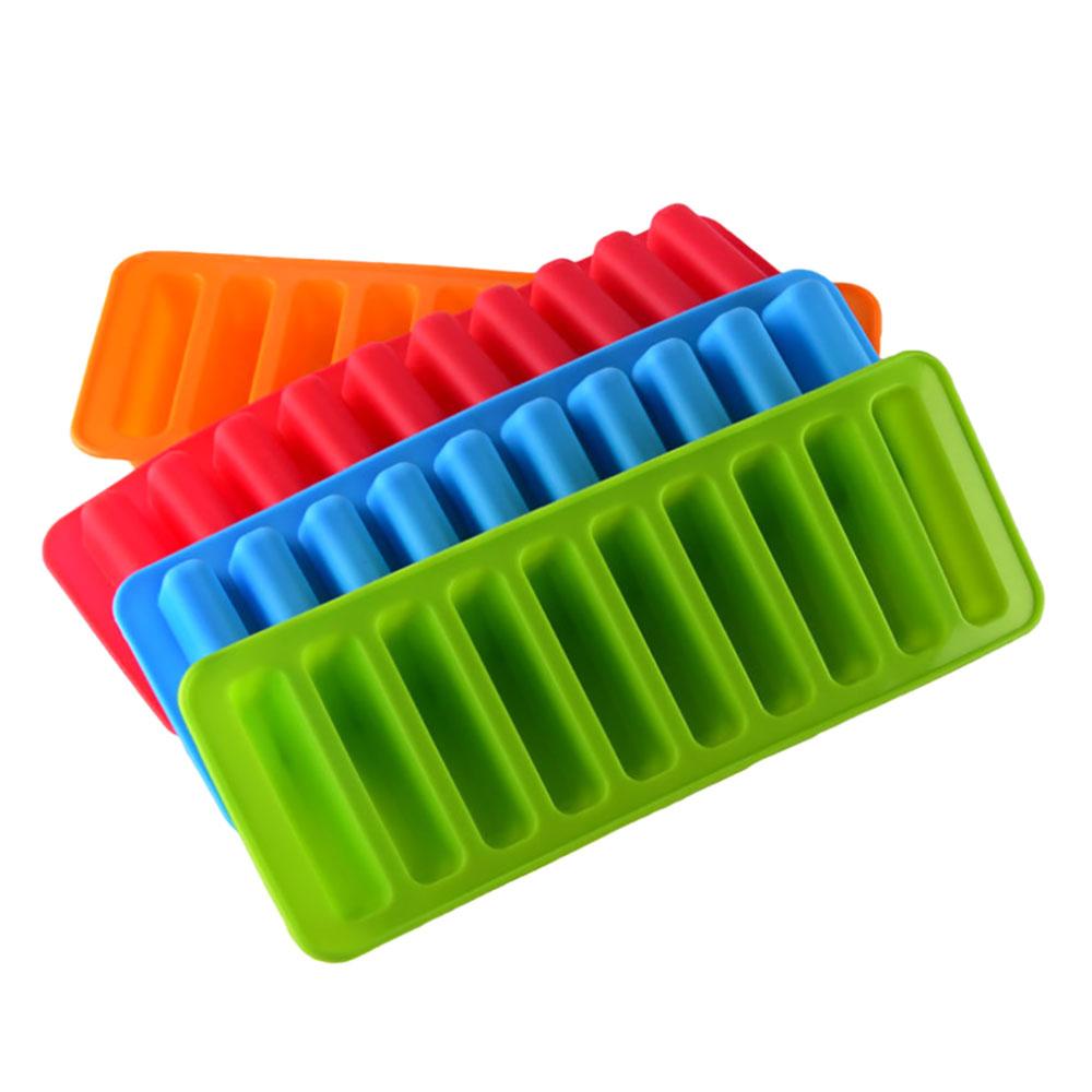 Silicone World 10 ячеек Форма для кубиков льда из силикона в форме пальца, Форма для маффинов, печенья, мороженого, шоколада