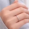 Durable Stackable Plain Band Rings 2MM Titanium Steel Rings Simple Thin Rings  Midi Ring