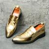 Нью-Бритен Мужские Остроносые Черные Золотые Зеленые Фиолетовые Повседневные Туфли Пенни Лоферы Формальная Свадебная Обувь Zapatos Hombre