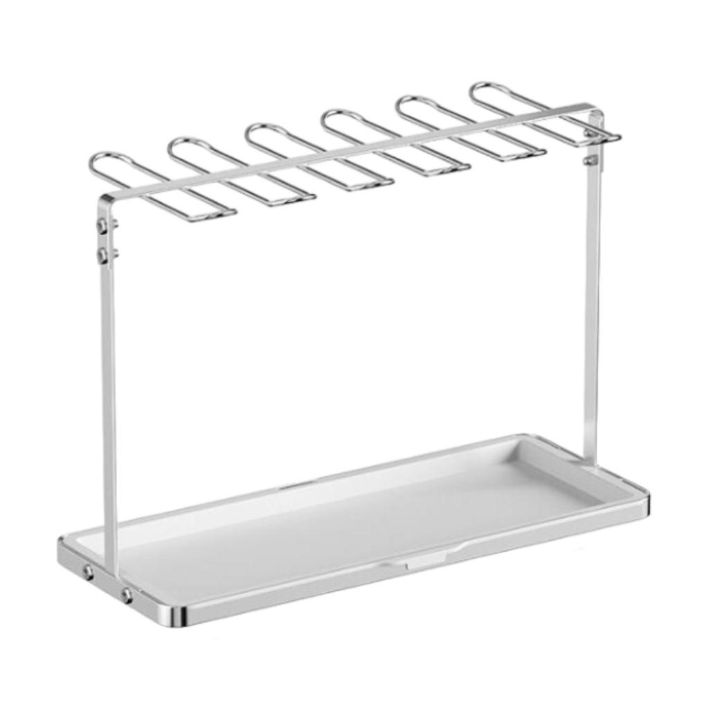 Metal Wine Glass Holder Stemware Holder Glassware Decoration Hanger Glass Storage Hanger for Kitchen Bar Counter Dining Room