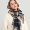 Thicken Women Plaid Scarves Autumn Winter Warm Imitation Cashmere Scarf Long Tassels Wrap Shawl Lady Muffler Wool Pashmina