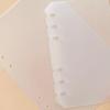 10Pcs A4 A5 A6 A7 Notebook Divider Matte Transparent Inner Paper Separator Stationery Accessories PP Binder Organizer Baffle