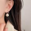 Pearl Ear Buckle Light Luxury High-end Earrings French Elegant Temperament Earrings Niche Design