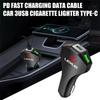 35 Вт Автомобильное 3USB Pd Быстрая зарядка Тип прикуривателя Type-C Для Lexus F SPORT Plug-in Hybrid ES UX 300e GS GX IS LS LX CT LBX NX 350h