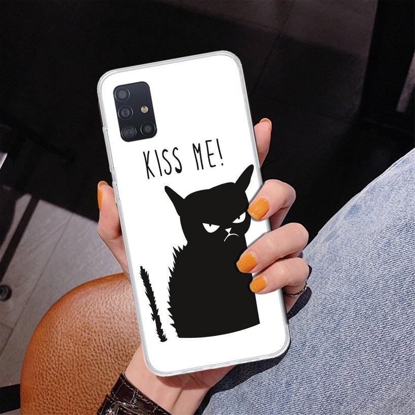 Смешная лапка кошки Милая чехол для телефона For Samsung Galaxy A52 A32 A22 A12 A51 A31 A50S A30S A20S A10S Note 20 Ultra 10 Plus S10