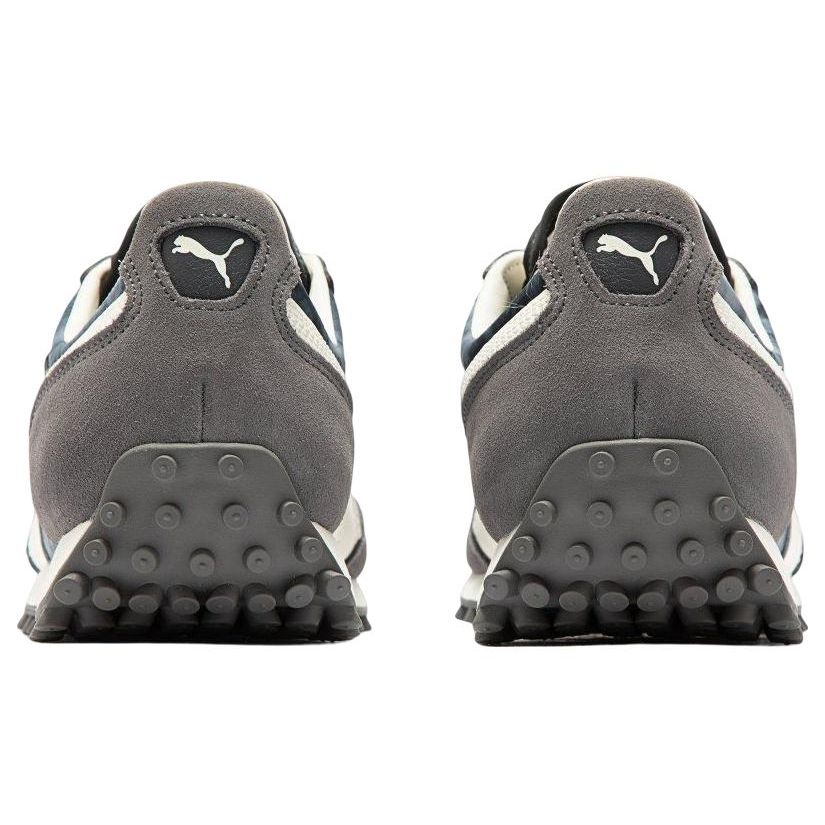 Puma Fast Rider Mmq Поношенная Кожа Спортивные Низкие Кроссовки для Повседневной Носки Унисекс кроссовки Белый Серый 392091-03