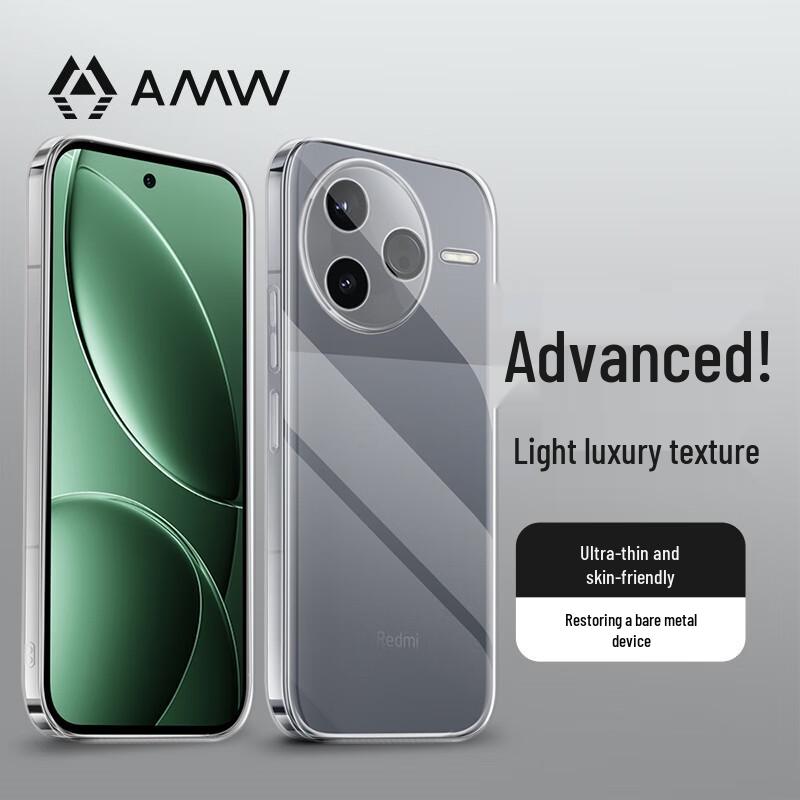 AMW Transparent Ultra-Thin Shockproof Phone Case