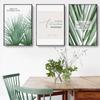 Скандинавская декоративная живопись, пальмовое дерево, растение, лист, вилла, прикроватная картина маслом, подвесная картина, настенное искусство, холст, постеры и принты