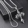 Men's Necklace Lady's Necklace Hip-hop Necklace Cross Titanium Pendant Female Fashion Retro Couple Jewelry