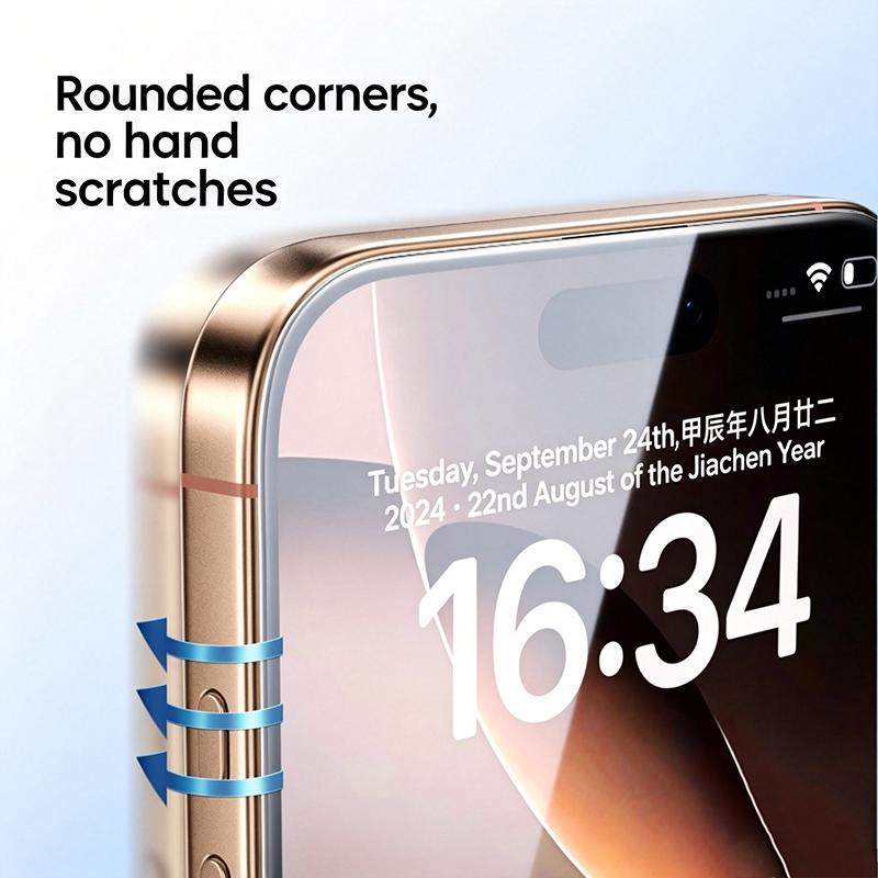 Tempered Glass Screen Protector For iPhone X XS XR 11 12 13 14 15 16 17 Pro Max Plus 16E 17E Air, Anti-Scratch Bubble-Free Full Cover HD Film