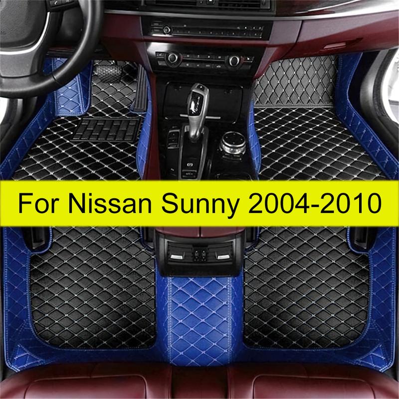 Автомобильные коврики для Nissan Sunny 2004 2005 2006 2007 2008 2009 2010 Автомобильные коврики для ног Покрытие-коврик Аксессуары для интерьера