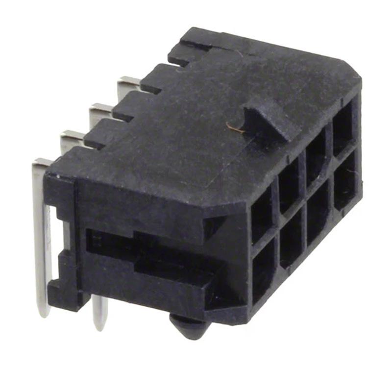 Molex Micro-Fit Right-Angle 8-Pin Socket, 3.00mm Pitch (43045-0800)