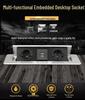 Golden Pop-up Hidden Power & USB Socket for Vietnam/Thailand Conference Tables
