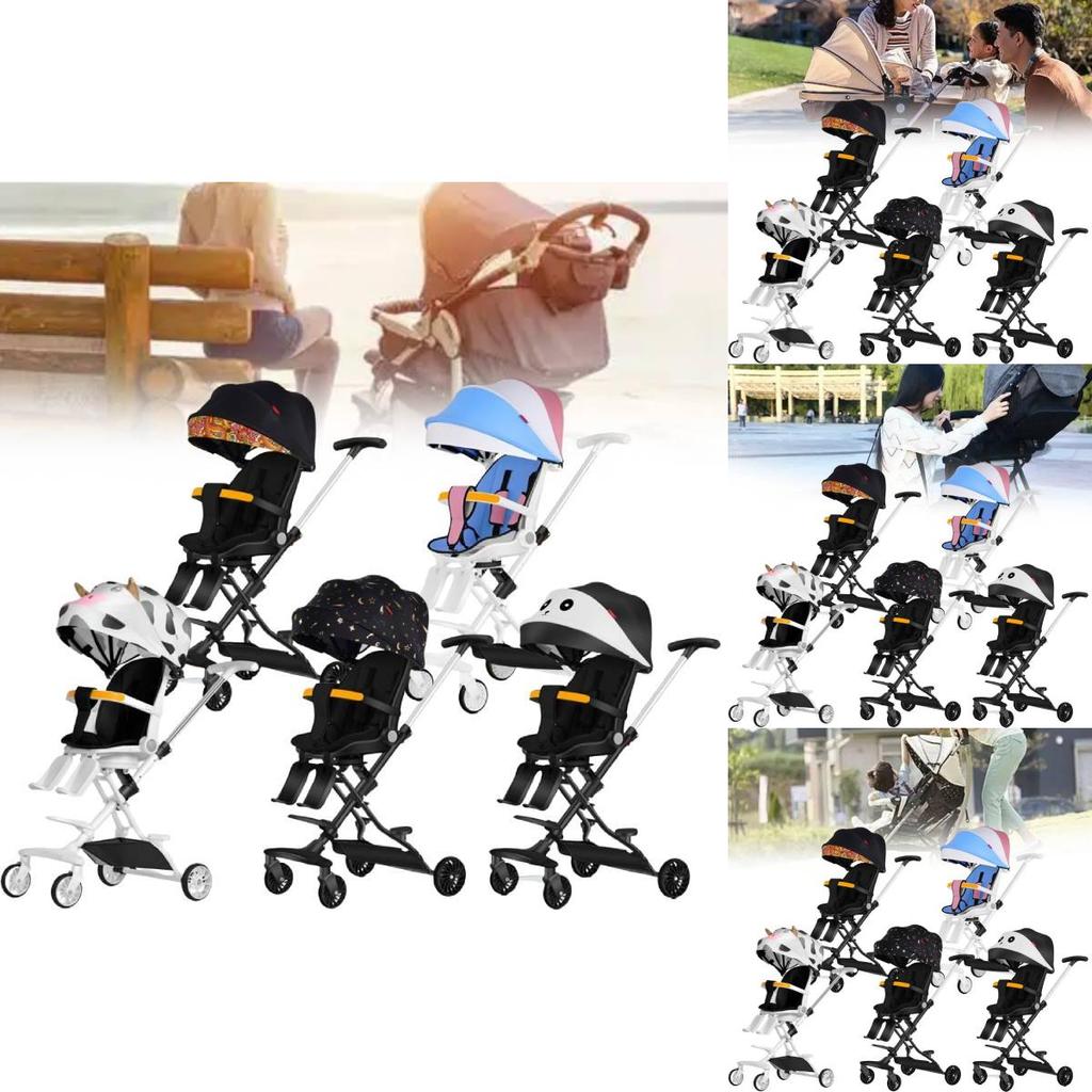 Efficient Foldable Baby Stroller With Adjustable Reclining Seat And Attractive Color Variants